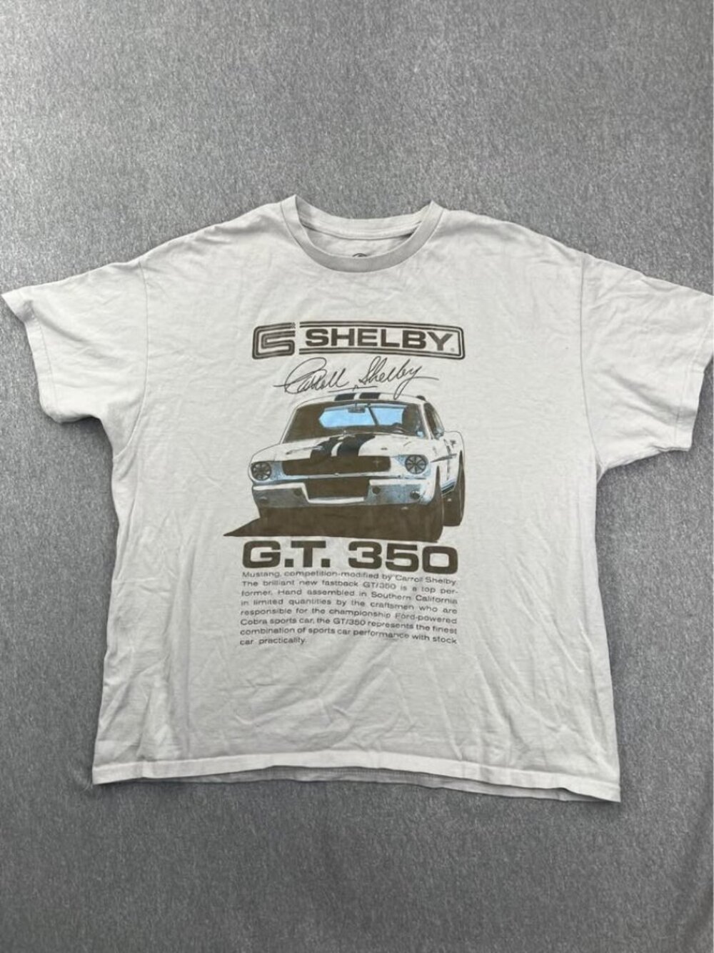 Ford Mustang Shelby G.T. 350 Graphic T-Shirt Size XL